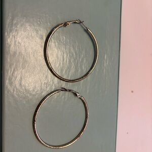 Gold-Tone Hoop Earrings